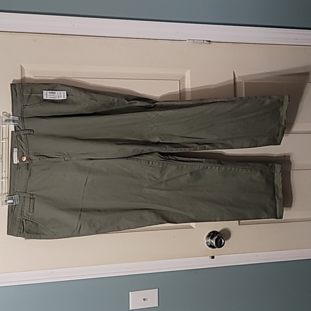 Westport 1962 Olive‎ Green Modern Fit Boyfriend Chinos Women's 20W NWT
